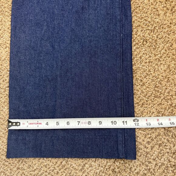 Favorite Daughter Vienna The Favorite Pant Dark Denim Jeans Wide Leg  Size 14 - Picture 11 of 12